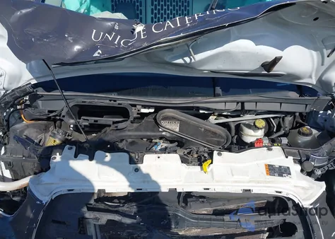 2019 Ford Transit-150 z USA, uszkodzony, nr VIN 1FTYE2CMXKKB32625